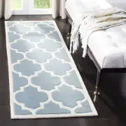 Safavieh Chatham BLUE / IVORY 2'-3" X 19' Runner - CHT733B-219