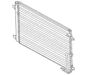 Genuine Audi A/C Condenser 4H0-260-403-J (for: Audi)