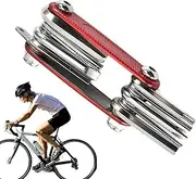 Bike Tool Kit Portable,Cycling Repair Tool Kit - Cycling Hexagonal Screwdriver Adjusted Wrench For Broken Stuck Chain