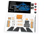 Custom stickers for Star Wars Set 75144 Snowspeeder with Bonus!
