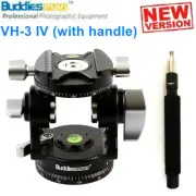 Buddiesman VH-3 IV 2-Way Dual Panoramic Tripod Head Ball Head For Bird Watching