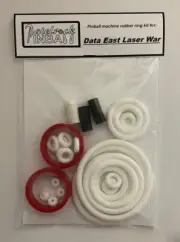 1987 Data East Laser War Pinball Machine Rubber Ring Kit