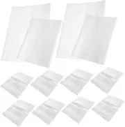 ARTIBETTER 40pcs Book Covers Reusable Transparent Book Sleeve Protectors for Textbooks for School and Office Use