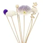 7x Artificial Carnation Flower Rattan Reed Sticks Fragrance Aroma Diffuser Decor