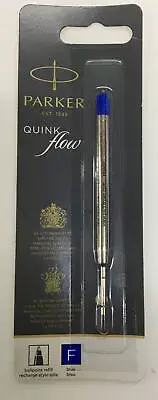 PARKER QUINK FLOW BALLPOINT REFILL FINE BLUE *new*