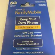 Family Mobile 3/1 phone Kit CDMA Keep Your cell Phone Nano Sim Card fit iPhone