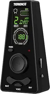 Digital Metronome with Timer, Electronic Vocal Metronome for Piano Guitar Violin and Other Instrument, Adjustable and Timed