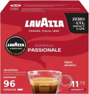 96 Pods Lavazza® A Modo Mio Passionale Coffee Capsules 11/13 Intensity ESPRESSO