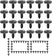 Metal Screws Self Tapping - Fixing Screws for Mudguard Bumper - Precise Car Fastening Tool Exterior Accessories Pack for Workshop Home