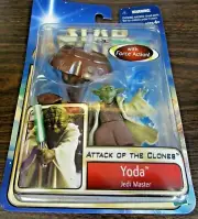 2002 HASBRO - STAR WARS - YODA JEDI MASTER - ATTACK OF THE CLONES - MIB - SW