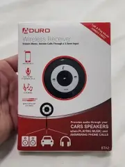 Aduro Bluetooth Hands Free Wireless Receiver BTA2 - Black NEW