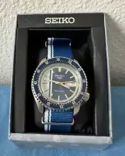 Seiko 5 Sports U.S Special Creation Blue White Automatic Watch for Men SRPK69