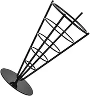 KONTONTY French Fries Holder Snack Serving Basket Stainless Steel Multi-Functional Appetizer Stand Sleek