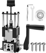 AwObEpl Hand Crank Wire Stripper Portable Drill Driven Cable Stripper Machine Adjustable Manual Scrap Wire Peeler Tool for Cable (With Spare Blade)