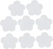WOONEKY Slip Stickers Bath 16pcs Petal Pattern Adhesive Mat Stain Resistant Ground Mat for Bathroom
