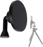 Leenconghui Magnetic Phone Tripod Mount Adapter with 1/4"-20 Hole Compatible with MagSafe for iPhone 15 14 13 12 Plus Pro Max Mini Series,Magsafe Case, Selfie Stick