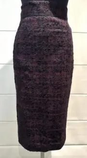 Ann Taylor Brand Women’s Skirt Pencil Style Mohair/Wool Blend Size 12