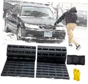 Tire Traction Mat, Recovery Track Portable Emergency Devices for 2pcs*39in