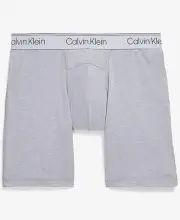 Calvin Klein Mens I Pair Cotton Stretch Athletic Active Boxer Briefs Gray_Small
