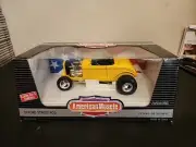 Ertl '32 Ford Street Rod Yellow 1/18 American Muscle 7238 New In Box Free Ship