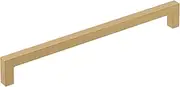 [Amerock] Cabinet Pull | Champagne Bronze | 8-13/16 inch (224 mm) Center-to-Center | Monument | 1 Pack | Drawer Pull | Cabinet Handle | Cabinet Hardware