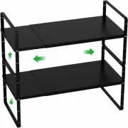 Cabinet Organizer Shelf Expandable Spice Rack in Cabinet Shelf Countertop Cupboa