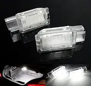 RZG 2x LED Interior Footwell Trunk Boot Light White For Adam Ampera Astra J K Corsa E Insignia B Meriva B Mokka Viva