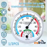 Humidity Monitor Temperature Household Meter Hygrometer Analog Thermometer Gauge