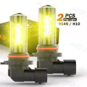 For Kia Forte 2019-2020 2X Golden Yellow 9006 LED Fog Light Bulbs Lamp 3000K 80W (for: Kia)