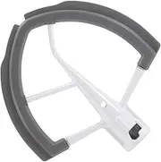 Mixer Attachment, Silicone Edge Beater, Flex Paddle Blade, 6.89x7.09 Inches 6 Quart Bowl Fit, Nonstick Scraper Design, Gray White Color, Dough, Cream, Butter, Mixing, Stand Mixers
