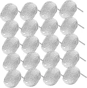 [Healeved] 30pcs Blank Earring Studs Base Earring Accessories Alloy Ear Bezel Trays for Custom Jewelry Making and Projects
