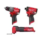 Milwaukee Oscillating Multi-Tool 12-V 1/2" Hammer Drill + 1/4" Impact Driver