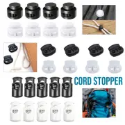 Toggle Cord Stopper Locks Adjusters Drawstring Single & Bean Twin Hole Button