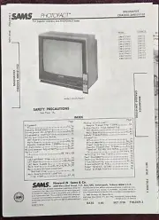 Sams Photofact 2736-2 Service Manual for Magnavox CMK9720CH01 EMK972AK01