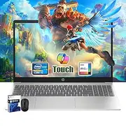 HP 15.6" Touchscreen Laptop | 12th Gen Intel i5-1235U (Beats i7-8700) | 32GB RAM | 2TB SSD | Iris Xe Graphics | Win 11 Pro | Fast Charge | Silver | W/Mouse