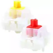 Switch Linear Tactile Yellow Red Switch for Mechanical Keyboard Pre Lubed Nylon