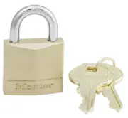 MasterLock 130DAU - Padlock Diamond Brass 30mm