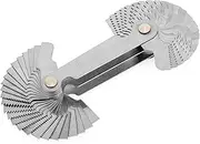 OriGlam Stainless Steel Metric Screw Thread Pitch Gauge Tool Set - 55-Degree & 60-Degree Grip Whitworth Measuring Tool