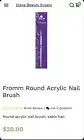 Diane by FROMM Sable Hair Pincel Round Nail Brush