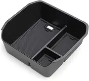 Car Center Console Organizer Compatible for Land Rover Defender 110 2022-2024 Armrest Storage Box Tray Suitable for Fridge Version