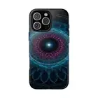 Sacred Circles Weave Teal Light - Phone Cover Case for iPhone | Galaxy | Pixel