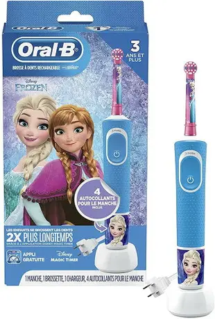 -=德國歐樂B=- Oral-B 歐樂b 充電式 原廠 兒童電動牙刷 冰雪奇緣 蜘蛛人 D100