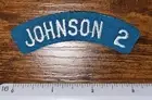 Charlotte Hornets Larry Johnson #2 Vintage NBA Basketball Sew On Rocker Patch