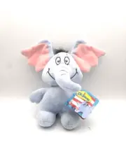 Dr Seuss Horton Hears A Who Elephant 12" Plush 2018 NWT Aurora