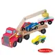 《美國 Melissa & Doug》木製 磁力吊車 藍底 東喬精品百貨