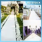 1.2M x 10M White Carpet Aisle Runner Wedding Party Event Decoration Mats Rugs A