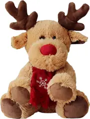 Christmas Reindeer Plush Toy, Plush Elk Doll, Soft Stuffed Doll, Desktop Decoration