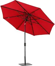 Patio Parasol, Garden Parasol, Outdoor Table Parasol, Sun Shade Windproof Balcony Beach Deck Parasol Commercial and Residential