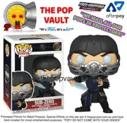 FUNKO POP VINYL MOVIES MORTAL KOMBAT 1057 SUB-ZERO BNIB + PROTECTOR VAULTED