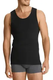 Bonds - 4 Pack Organic Chesty Singlet - Black